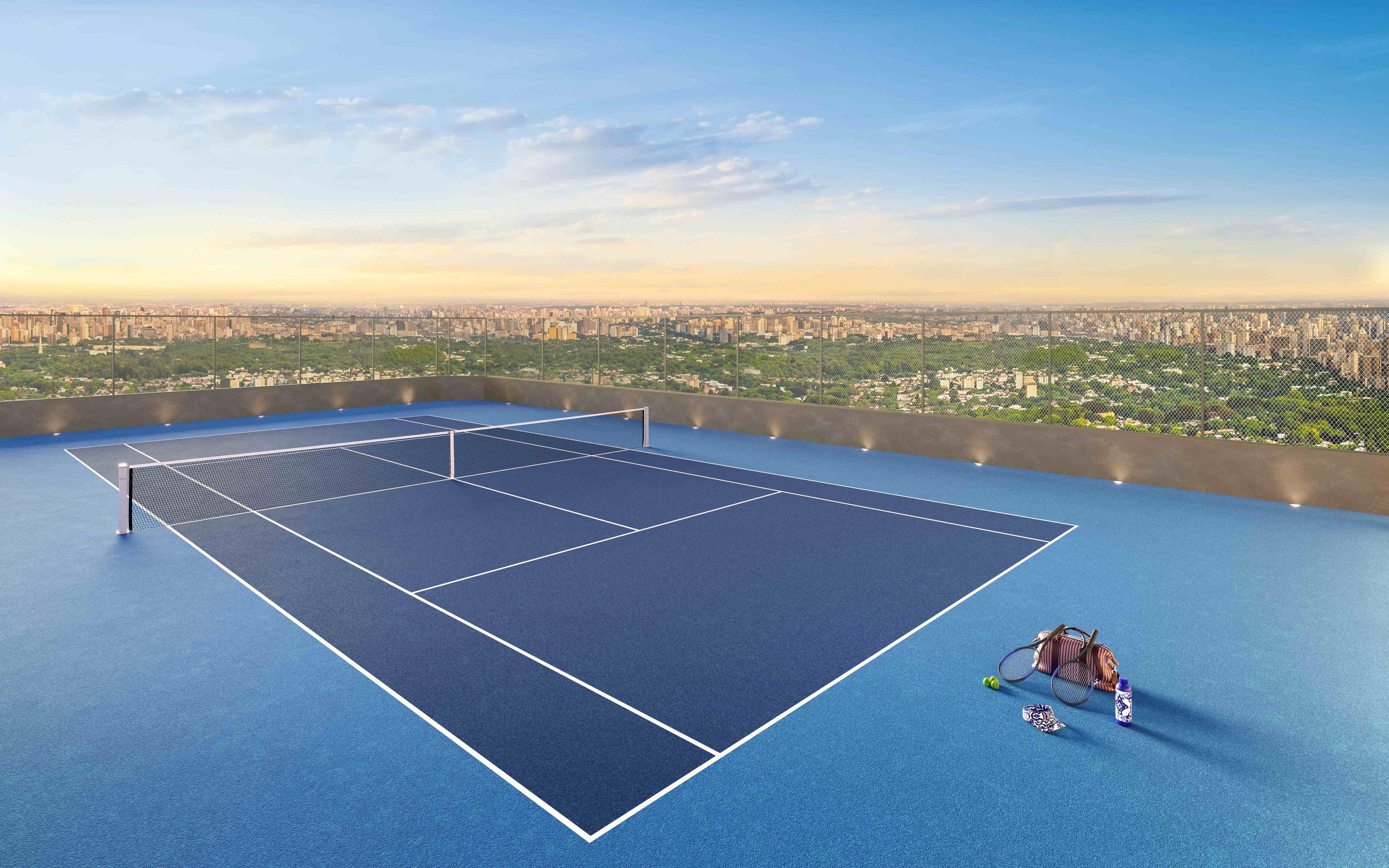 PERSPECTIVA ILUSTRADA | QUADRA DE TENIS