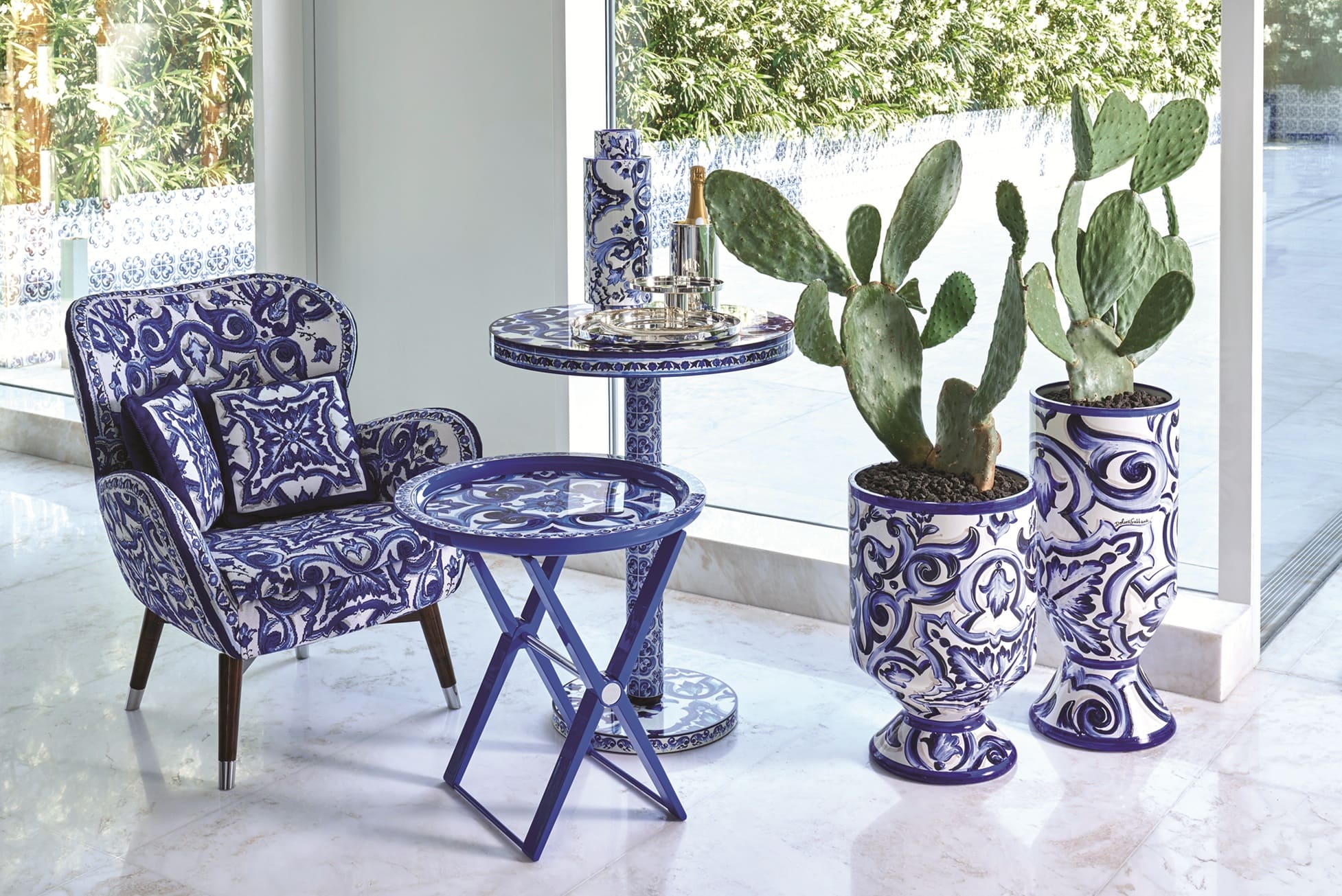 The Blue Majolica Collection